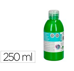 Pintura acrilica liderpapel bote de 250 ml verde