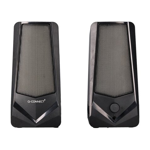 Altavoces q-connect bluetooth con iluminación rgb pot encia maxima 2x3w control de volumen color negro