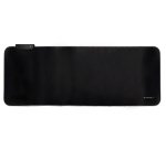 Alfombrilla para raton q-connect xxl iluminacion led conexion usb color negro 800x300x4 mm