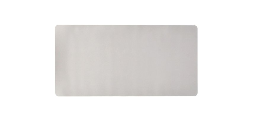 Alfombrilla de escritorio XXL q-connect similcuero gris base antideslizante 800x400x2 mm