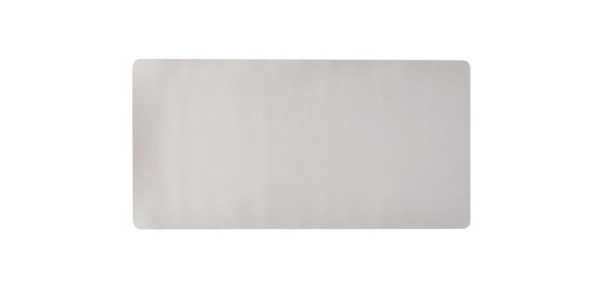 Alfombrilla de escritorio XXL q-connect similcuero gris base antideslizante 800x400x2 mm