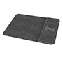 Alfombrilla para raton q-connect con cargador inalambrico color gris 300x220 mm