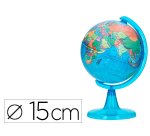 Globo terraqueo liderpapel mapa politico diametro 15 cm