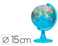 Globo terraqueo liderpapel mapa politico diametro 15 cm