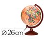 Globo terraqueo liderpapel con luz fisico y politico estilo antiguo diametro 26 cm