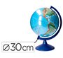 Globo terraqueo liderpapel con luz fisico y politico escribible diametro 30 cm
