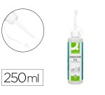 Aceite lubricante q-connect para destructora de documentos bote de 250 ml