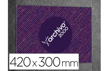 Expositor mural archivo 2000 con adhesivo poliestireno transparente din a3 horizontal 420x297 mm
