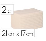 Servilleta bunzl greensource celulosa blanca plegado zig-zag 2 capas 21x17 cm caja de 9000 unidades