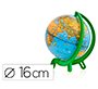 Globo terraqueo nova rico mini giacomino base de plastico alta resistencia 16 cm diametro