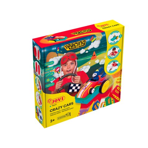 Juego jovi plastilina jovitech crazy cars fantasy kit