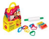 Pintura a dedos jovi pastel super kit 4 botes 35 ml + 20 plantillas