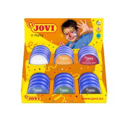 Crema maquillaje jovi face paint 8 ml expositor de 24 unidades 6 colores surtidos