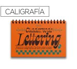Cuaderno rubio lettering caligrafia practica curioos paso a paso encuadernacion espiral tapa dura 212 paginas