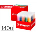 Rotulador stabilo power max school pack de 140 unidades surtidas 16 colores