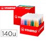 Rotulador stabilo power max school pack de 140 unidades surtidas 16 colores