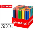 Lapices de colores stabilo trio az school pack de 300 unidades surtidas 20 colores