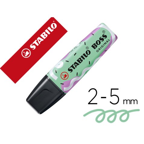 Rotulador stabilo boss fluorescente original pastel by ju schnee pizca de menta