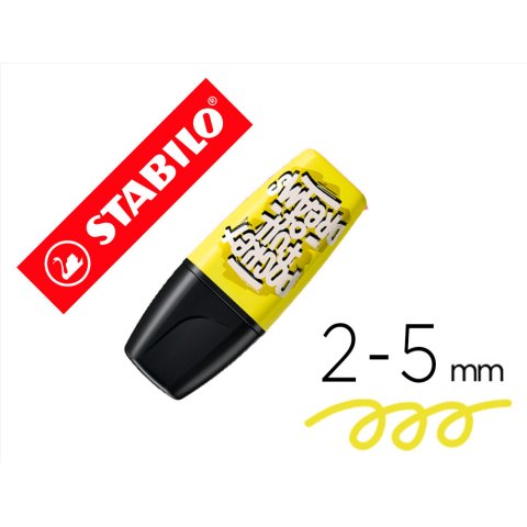 Rotulador stabilo boss mini fluorescente by snooze one amarillo