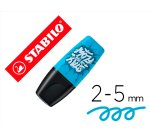 Rotulador stabilo boss mini fluorescente by snooze one azul