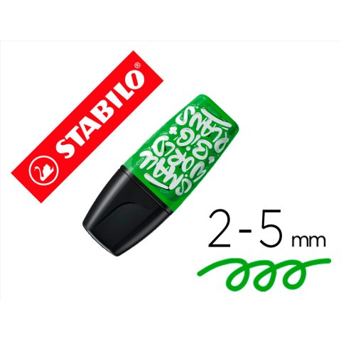 Rotulador stabilo boss mini fluorescente by snooze one verde