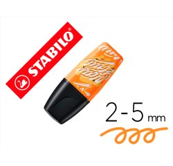 Rotulador stabilo boss mini fluorescente by snooze one naranja