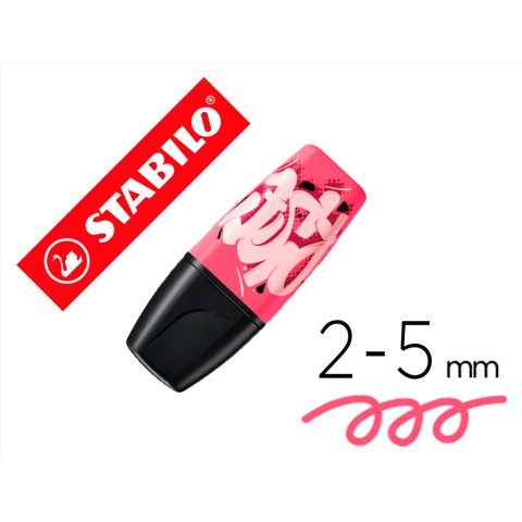 Rotulador stabilo boss mini fluorescente by snooze one rosa