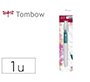 Pincel tombow water brush con deposito rellenable punta media blister de 1 unidad