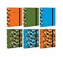 Carpeta de 4 anillas de 40 mm mixtas carton forrado folio colores surtidos camuflaje 6 diseños
