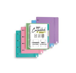 Carpeta 4 anillas de 35 mm carchivo din a4 polipropileno con recambio soft foam style