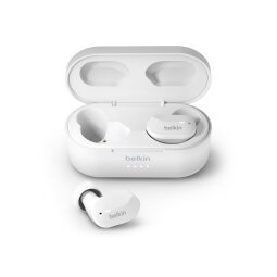 Auricular bluetooth belkin auc001btwh true wireless soundform color blanco