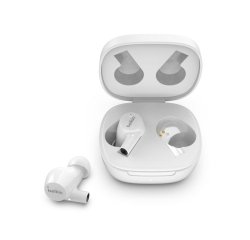 Auricular bluetooth belkin auc004btwh true wireless soundform rise color blanco