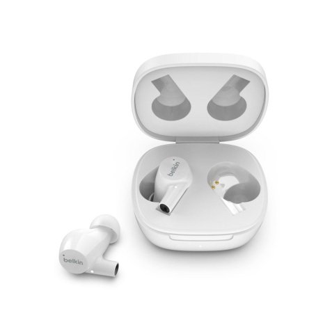 Auricular bluetooth belkin auc004btwh true wireless soundform rise color blanco