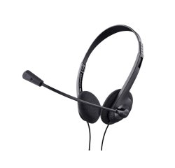 Auricular trust basics con microfono ajustable usb 2.0 longitud cable 180 cm color negro
