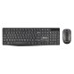 Set teclado y raton ngs hype kit inalambrico color negro