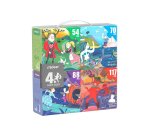 Puzle mideer 4 en 1 cuento de hadas 54/70/88/117 piezas