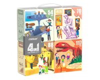 Puzle mideer 4 en 1 museo 54/70/88/117 piezas