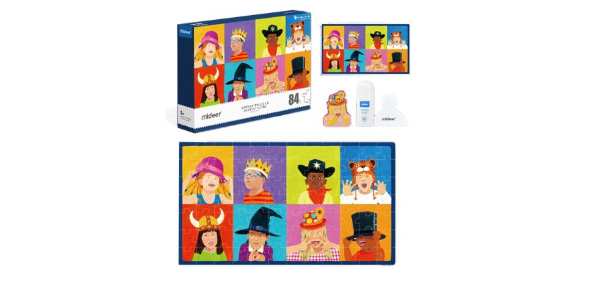 Puzle mideer artist niños del mundo 84 piezas