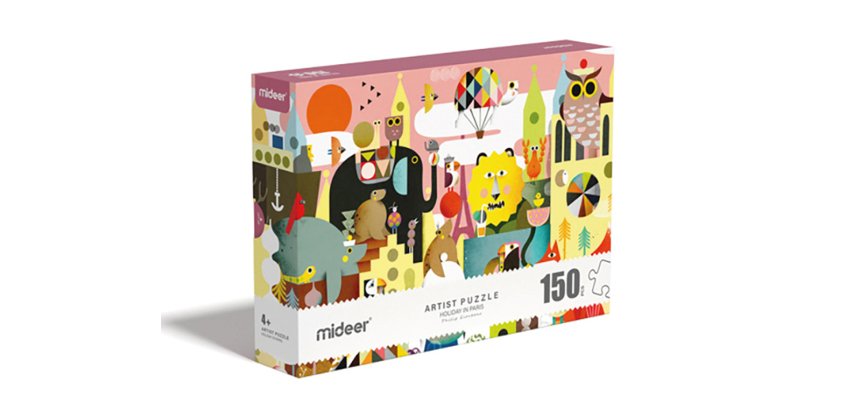 Puzle mideer artist dia festivo en paris 150 piezas