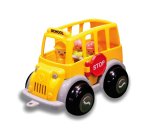 Juego andreu toys ecoline midi bus escolar + 1 conductor + 2 figuras