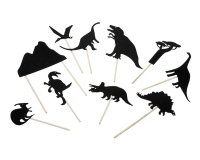 Juego mideer titeres de sombras dinosaurios