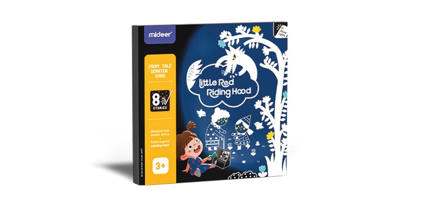 Juego mideer tarjeta tale sracth caperucita roja