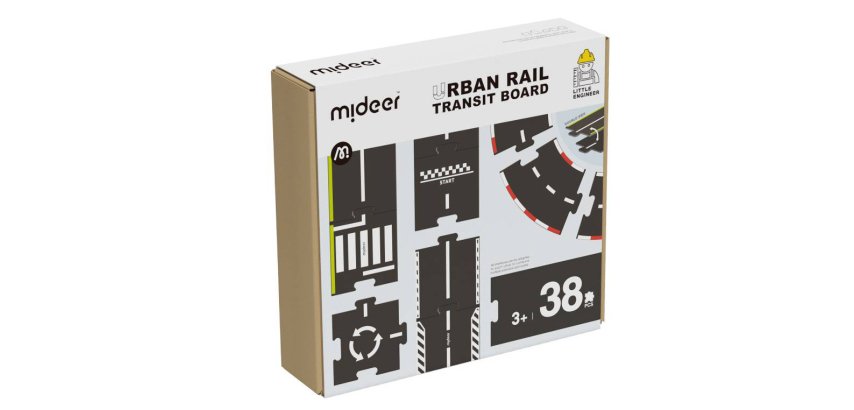 Juego midder transito del ferrocaril urbano