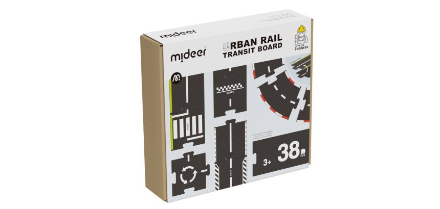 Juego midder transito del ferrocaril urbano