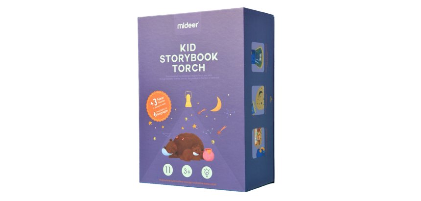 Juego mideer antorcha kids storibook con 12 cuentos