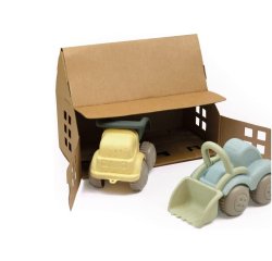 Juego vikingtoys volquete y excavadora eco-bio