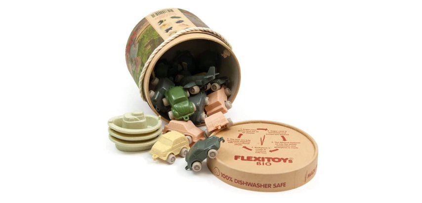 Juego vikingtoys coches 25 piezas eco-bio
