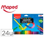 Lapices de colores maped color peps infinity caja de 24 colores surtidos