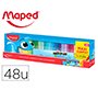 Rotulador maped color peps ocean caja de 48 unidades colores surtidos
