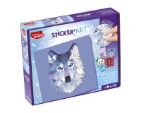 Juego maped creativo sticker'art pegatinas al numero